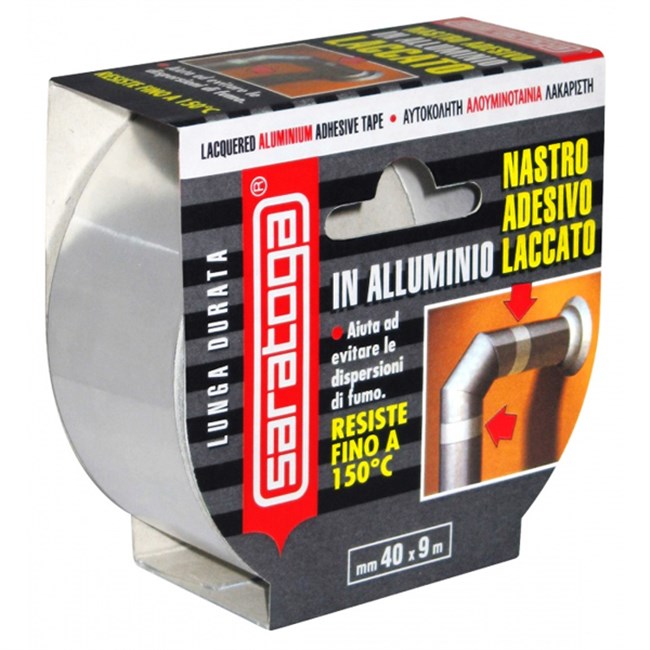 Nastro adesivo in alluminio laccato mm40x9m