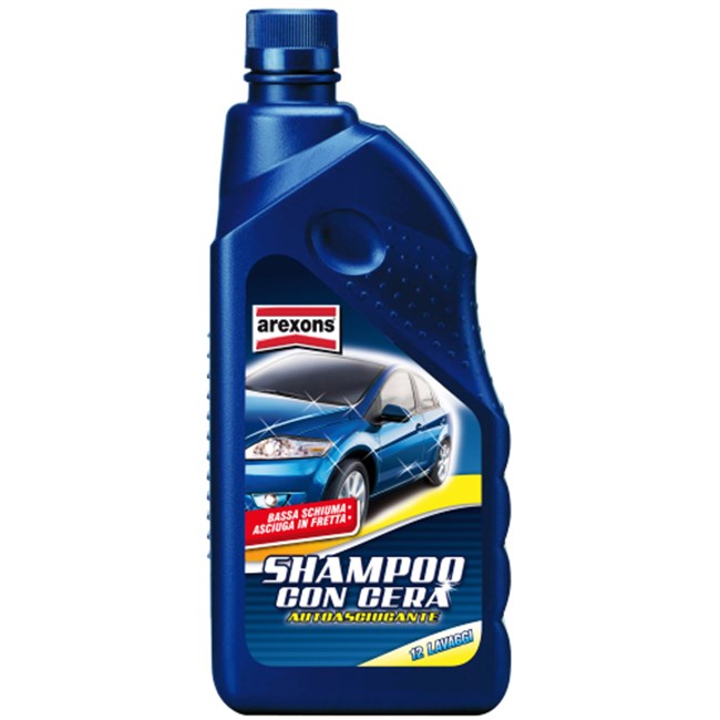 Shampoo con cera autoasciugante